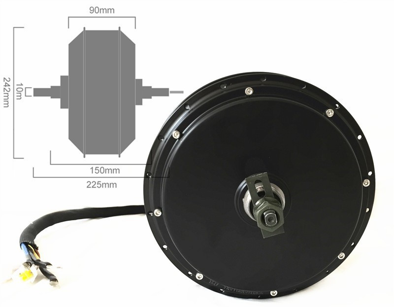 NBpower QS205 50H V3 72v 5000W - 5000W Hub Motor Kit 72V recension och pris
