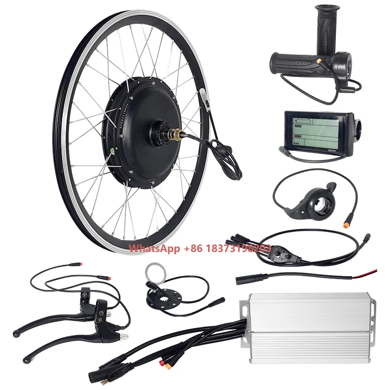 New Electric Conversion Kit 72 - 12000W Electric Motorcycle Hub Motor recension och pris