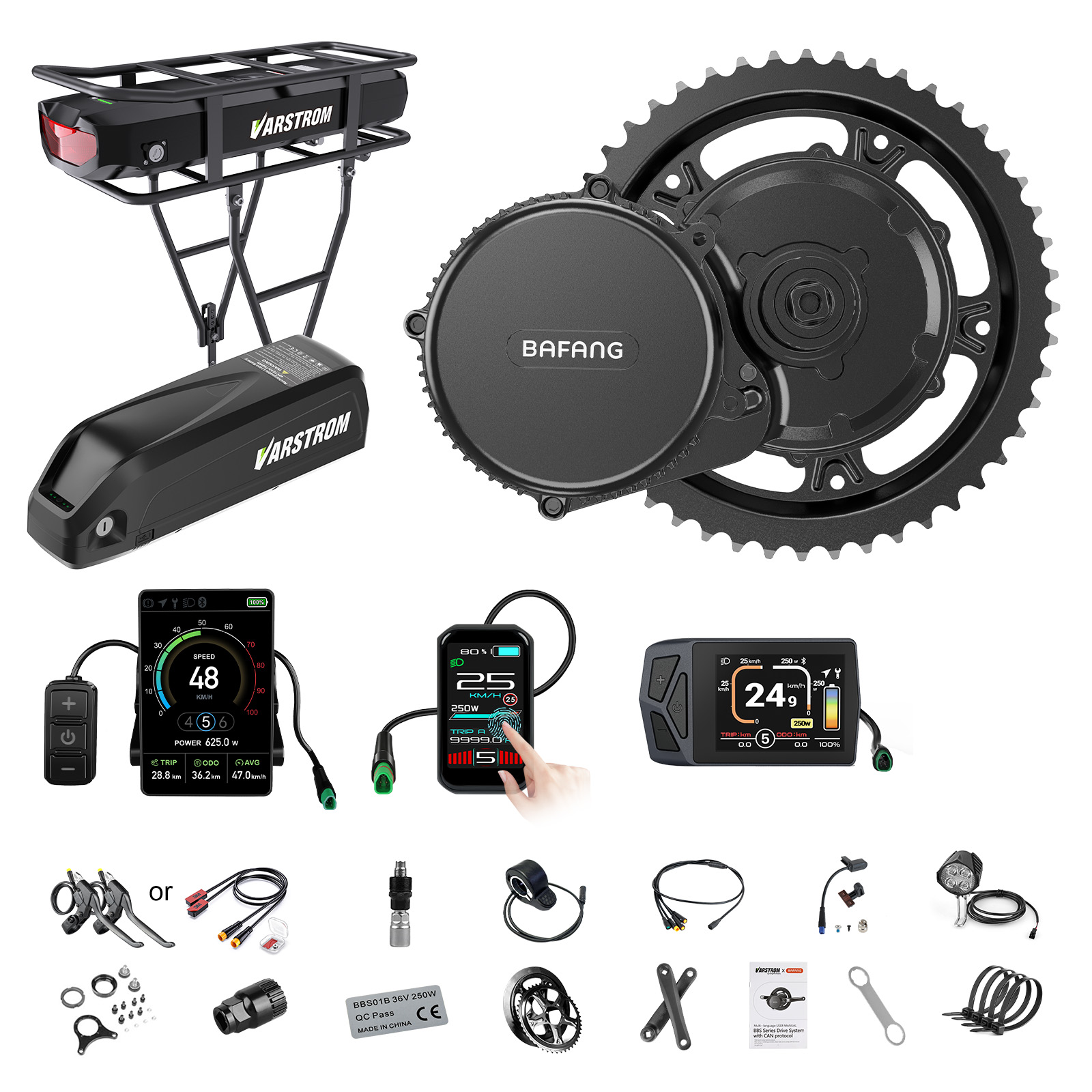 [US Shipping] Bafang Motor 750 - Torque Sensor Mid Drive Motor Kit recension och pris