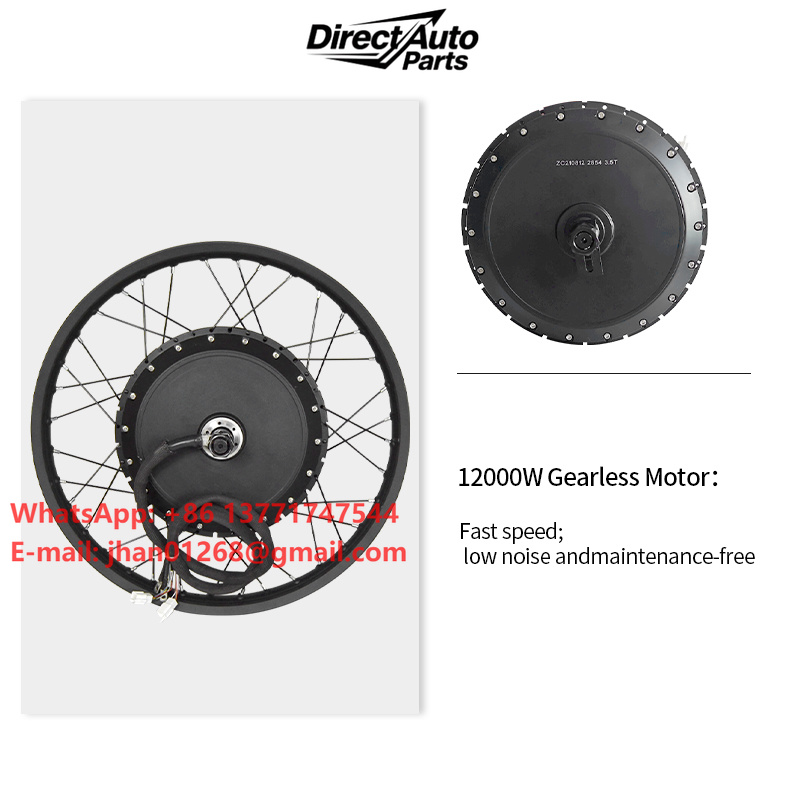 Rear Wheel  Hub Motor 6000w 80 - 12000W Electric Motorcycle Hub Motor recension och pris