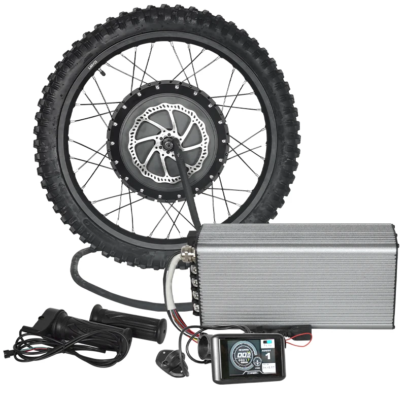 Rear Wheel  Hub Motor 6000w 80 - 12000W Electric Motorcycle Hub Motor recension och pris