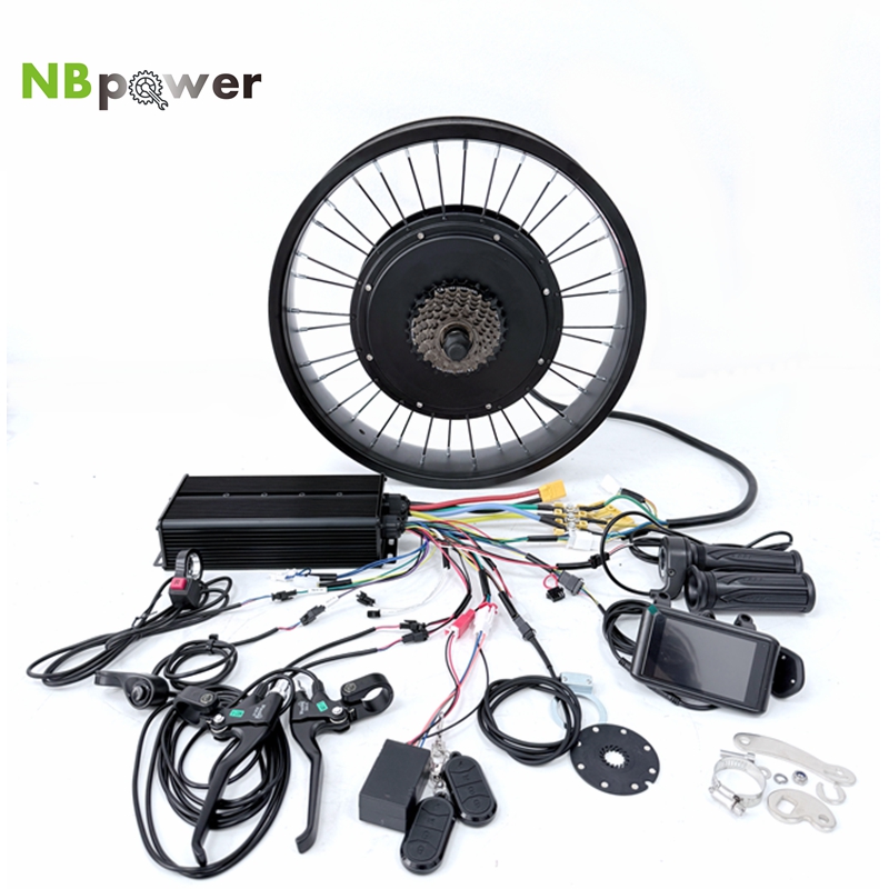 NBpower 170/190mm Dropout 48-7 - 5000W Hub Motor Kit 72V recension och pris